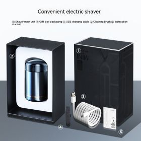 Electric Men's Mini Travel Portable Washable Shaver