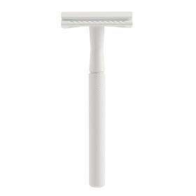 E-Commerce Hot-Selling Models Explosive Models Diamond Pattern Manual Razor Razor Razor Safety Double-Sided Razor (Color: White)