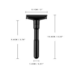 Manual Old-Fashioned Razor Men'S Razor (Color: Black)