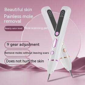 Laser Spot Removal Beauty Instrument For Spot Nevi (Option: Purple-Simple Package)