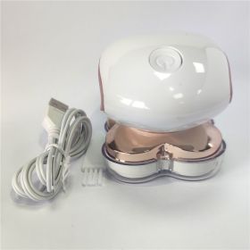 Ladies Four Heads 360 Degree Rotating Electric Hair Removal Device (Option: UK)